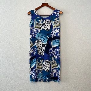 Vintage Royal Hawaiian Print Jams World Dress